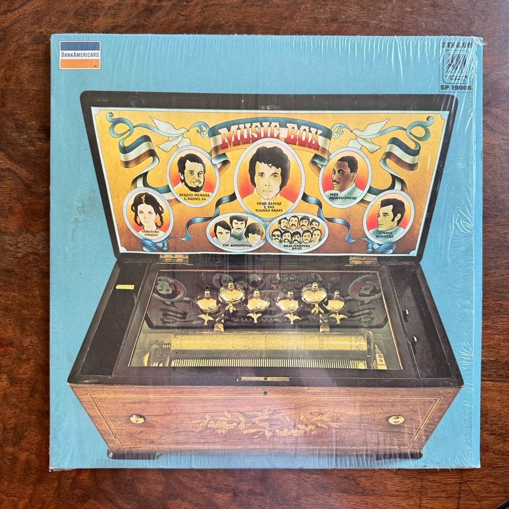 Vintage 60s Music Box LP Vinyl Album Record Various Artists